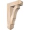 Ekena Millwork Balboa Arts and Crafts Smooth Bracket w/ Offset Brace, Douglas Fir, 7 1/2"W x 24"D x 36"H BKT0806X24X36BOA03SDF - alternate 1